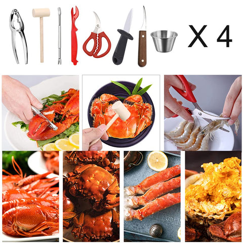 Ymkf Sqqr plastic lobster shellers simplify preps for clean cracking.