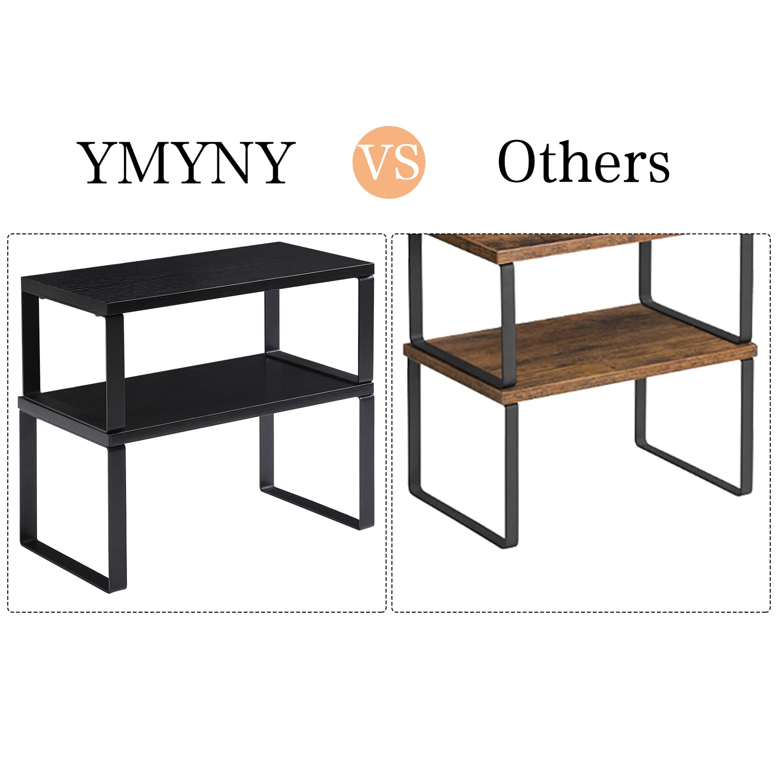 YMYNY cabinet shelf organizer countertop use for spices