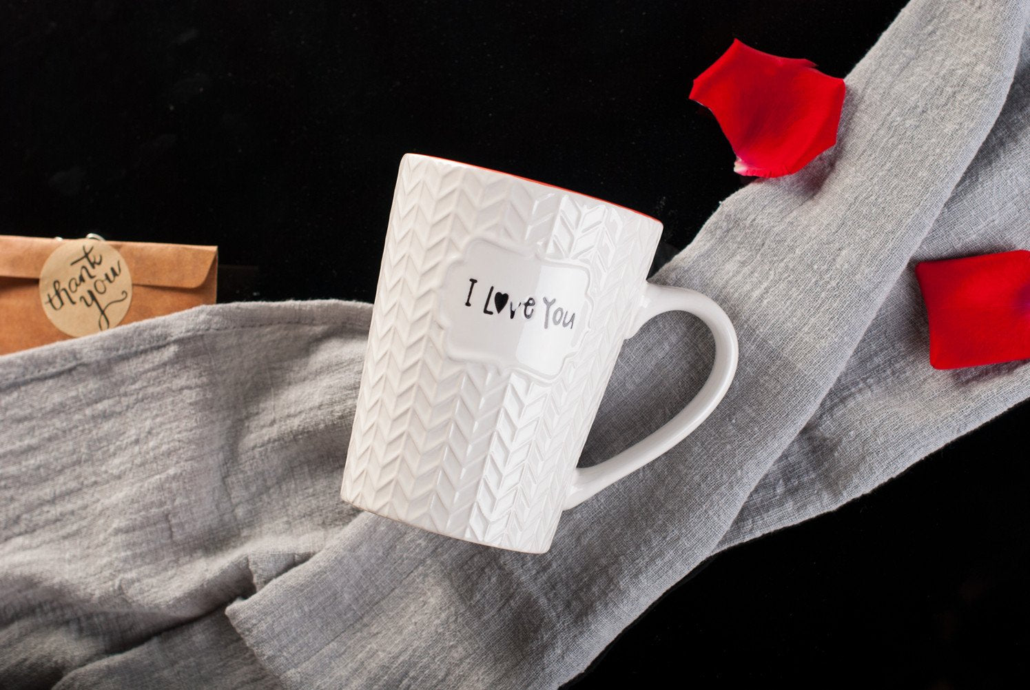 Ynsfree I Love You mug is dishwasher and microwave safe for convenience.