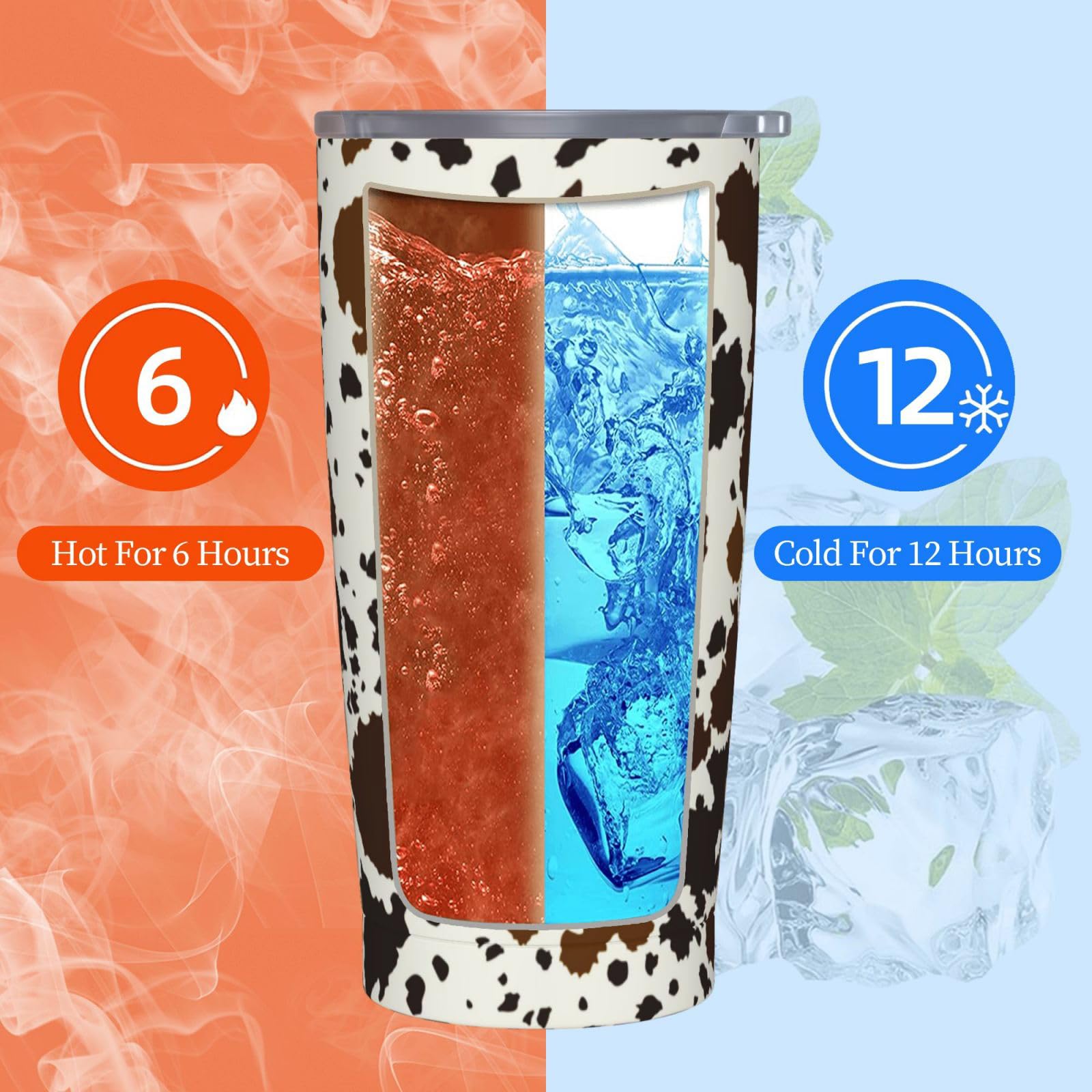Yobvec stainless-interior keeps beverages clean with a polished surface