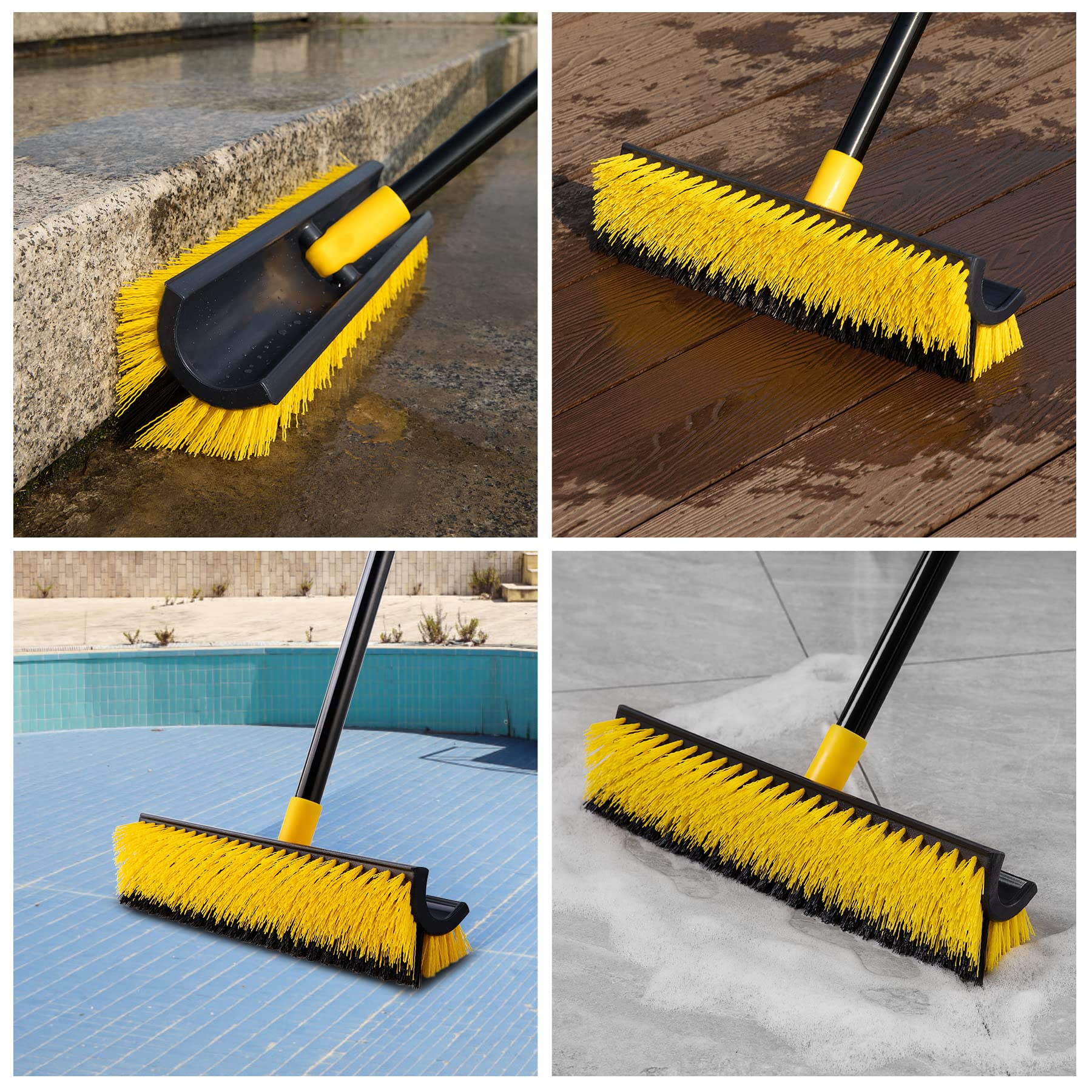 Yocada sturdy PP and iron construction for heavy-duty dirt cleaning.