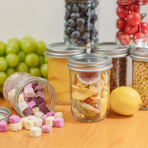 Yodecy overnight oats jar helps prep and portion meals