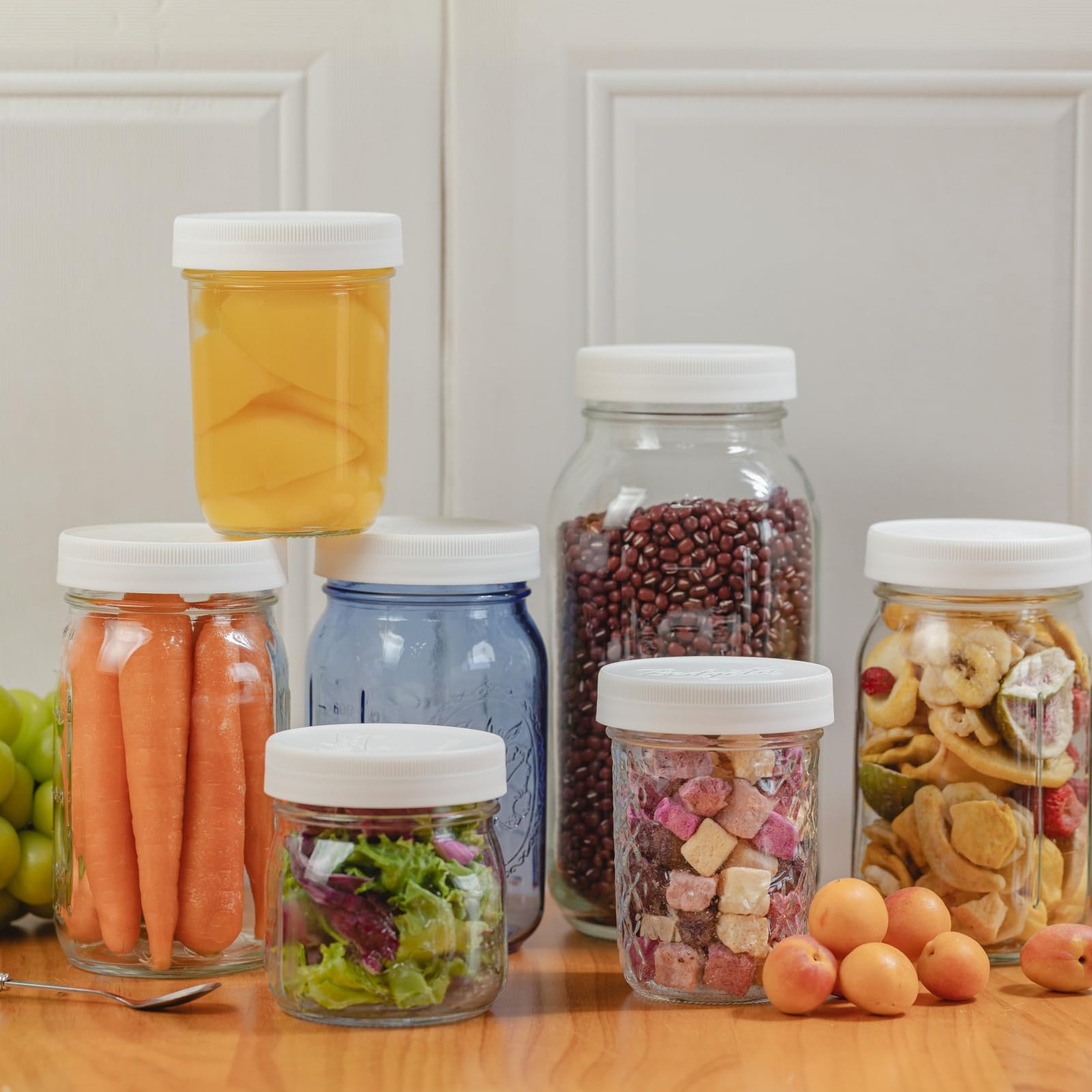 Yodecy snacks and candies storage jar keeps treats organized and visible