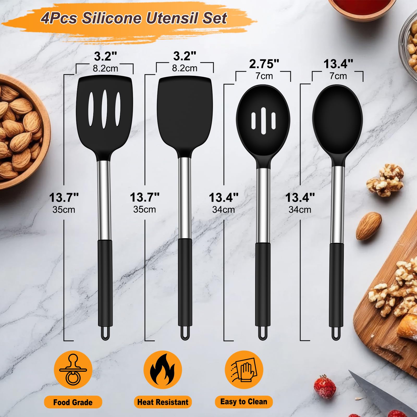 Yoehka slotted spoon drains liquids while cooking without scratches.