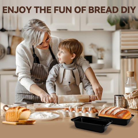 Yoehka stackable bread pans saving kitchen storage space