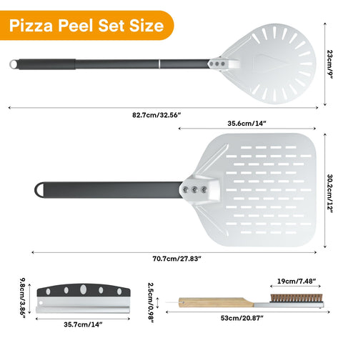 Yofuly heavy-duty aluminum construction withstands frequent use in home ovens.