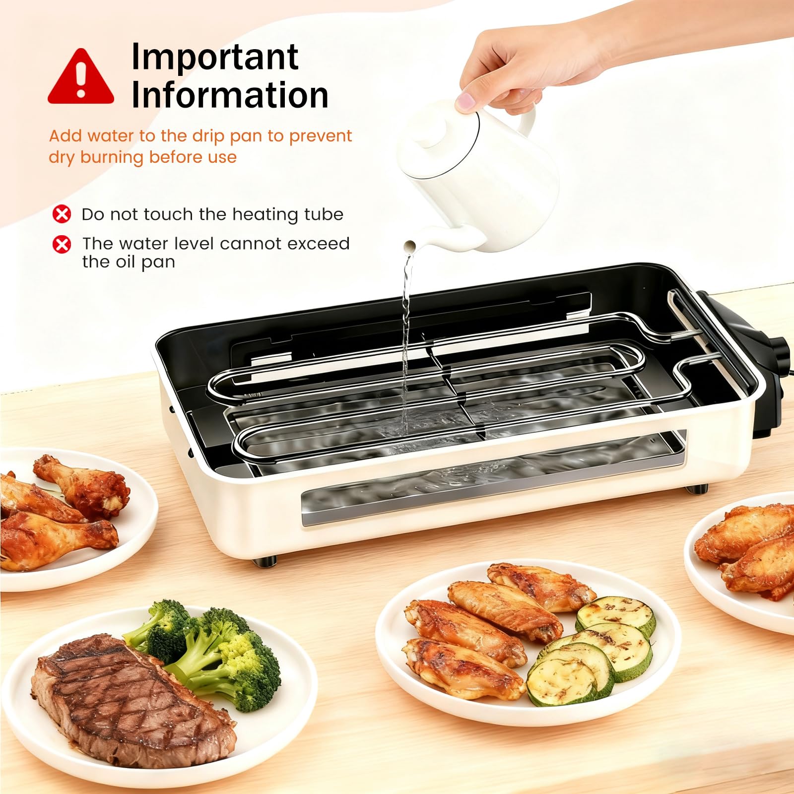 YOHAWJAN adjustable temperature control for precise cooking
