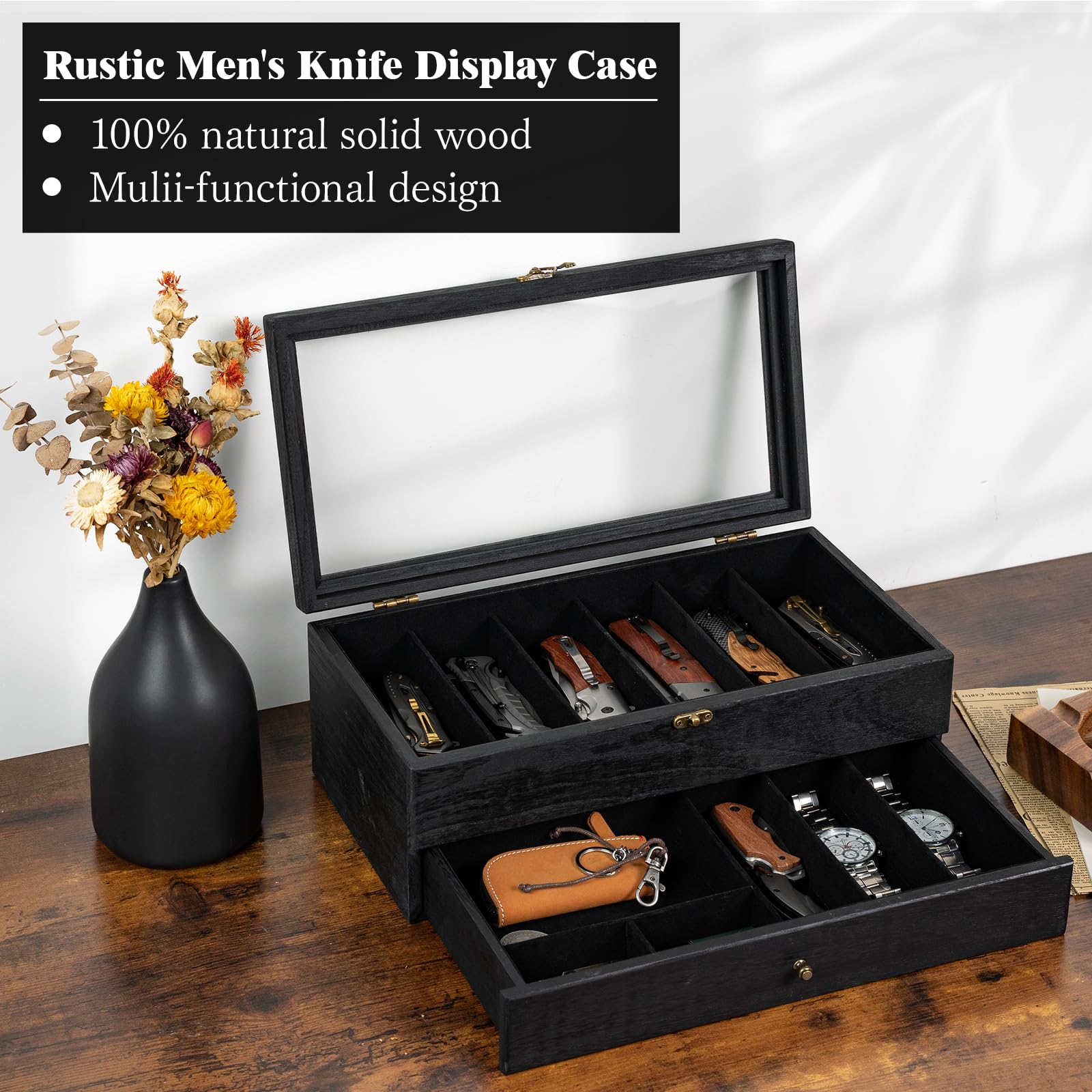 Yoimori gift-ready knife case makes a thoughtful present for men.