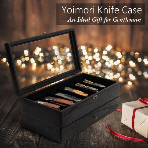Yoimori velvet lining adds luxury while protecting items from dust and nicks.