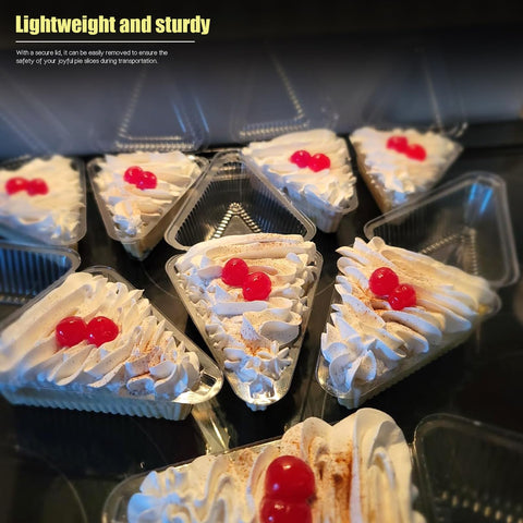 YOIYINI takeout cake slice container ideal for bakery and cafe packaging.