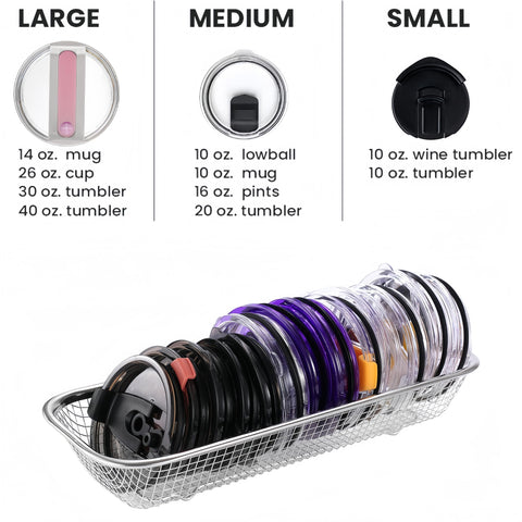 Yoku Made rectangular basket silverware storage keeps spoons, forks, and knives organized