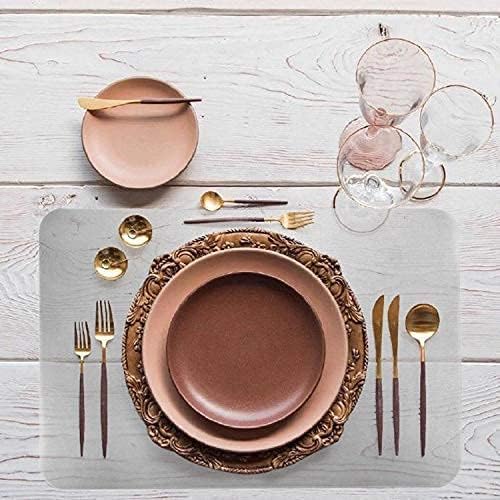 YoleShy washable plastic placemats for quick cleanup after meals