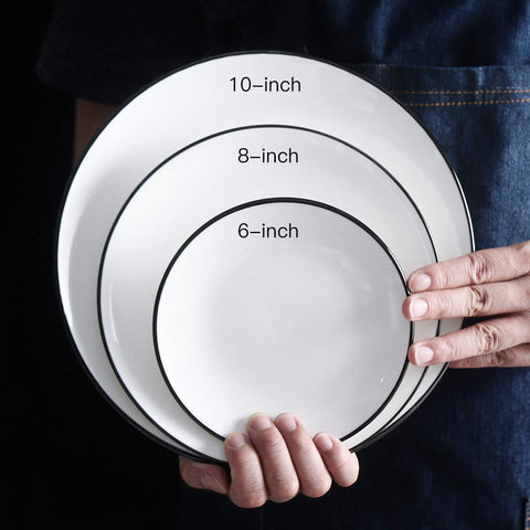 YOLIFE porcelain microwave-safe plates for quick reheats and snacking.