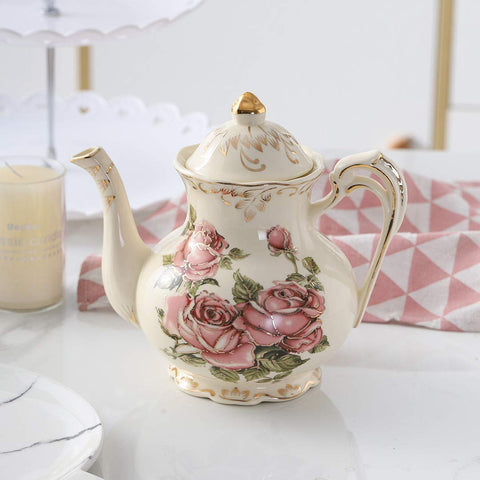 YOLIFE Vintage Rose tray for stable serving of snacks and desserts.