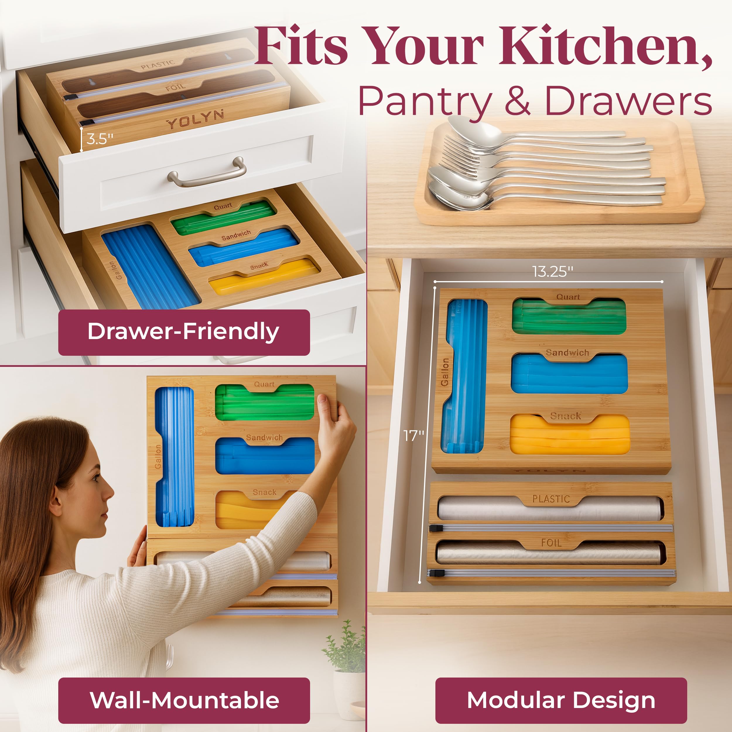 YOLYN drawer-storage-box keeps clips and small items organized