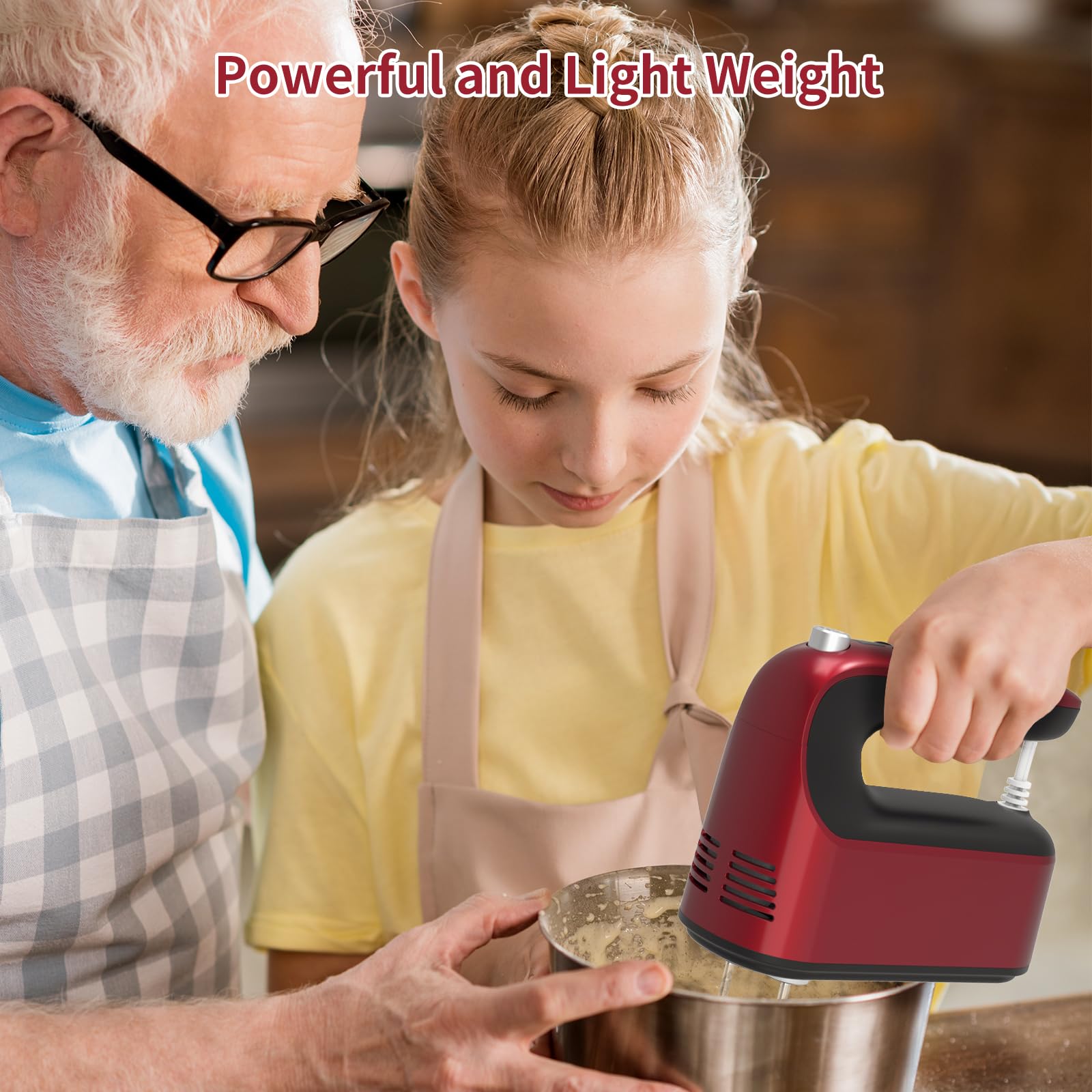 Yomelo stainless steel attachments including beaters hooks and whisk for versatility