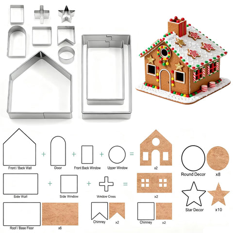 YomiFamily side wall cutter for quick 3D house shaping with kids