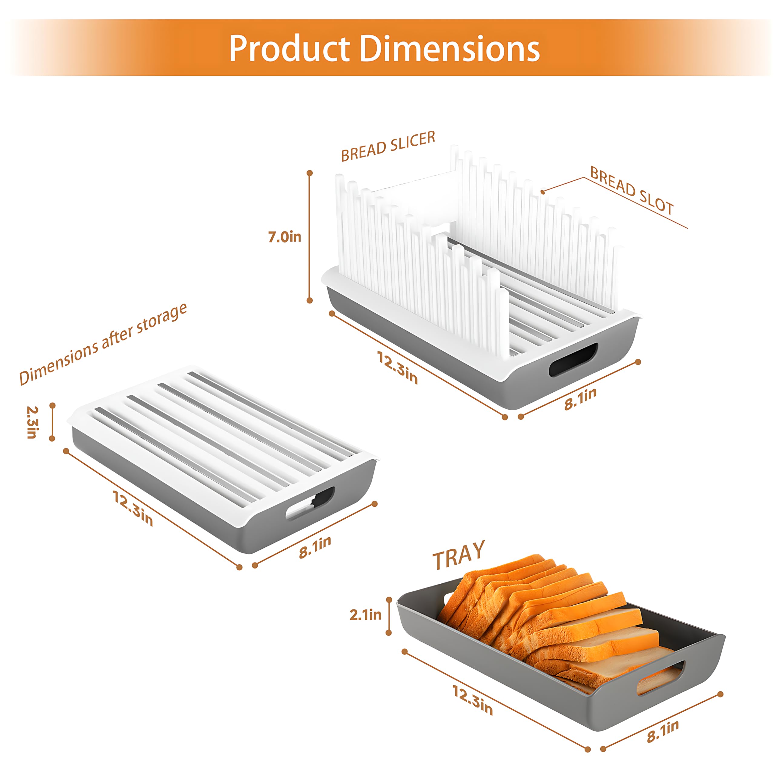 Double baffle design securing bread during slicing on the YONGAIJIA slicer