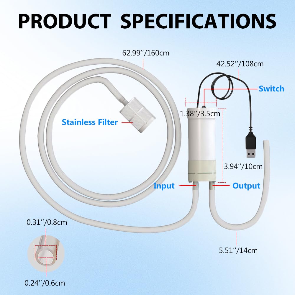 Yonhamph 2LPM flow supports quick water transfers without spills