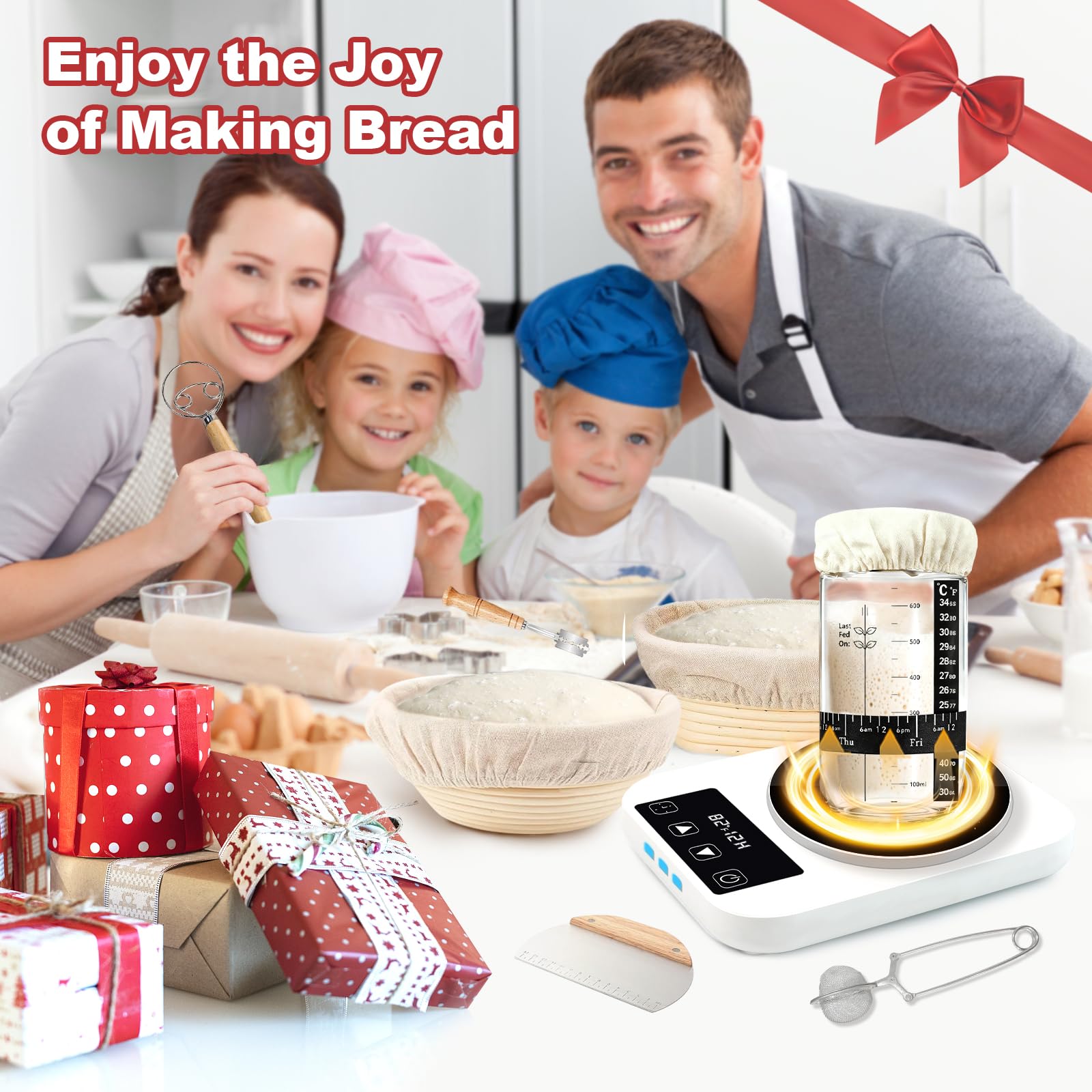 Yonill reusable bread bags set for organized storage and gifting