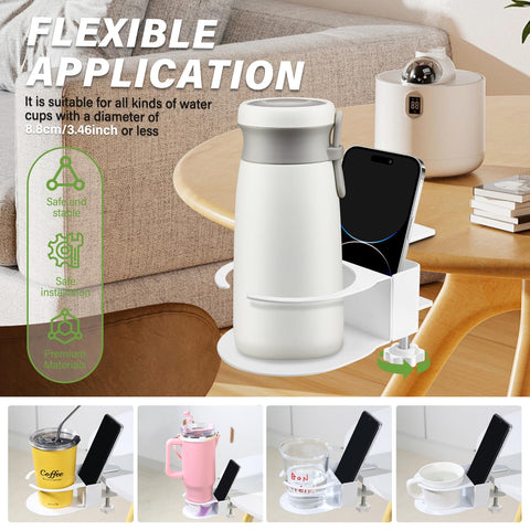 Yonsya installation on a thick desk demonstrates secure mounting.
