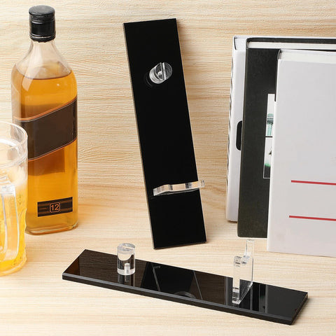 Yookeer acrylic display for kitchen or living room, versatile for knives and small collections.