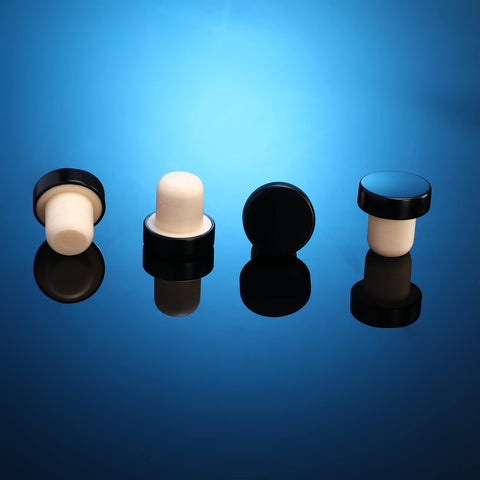 Yookeer kitchen decor idea featuring black stoppers for style