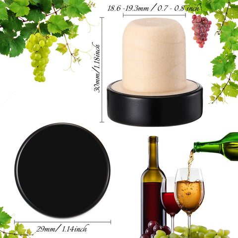 Yookeer stoppers arranged with wine bottles for organized storage