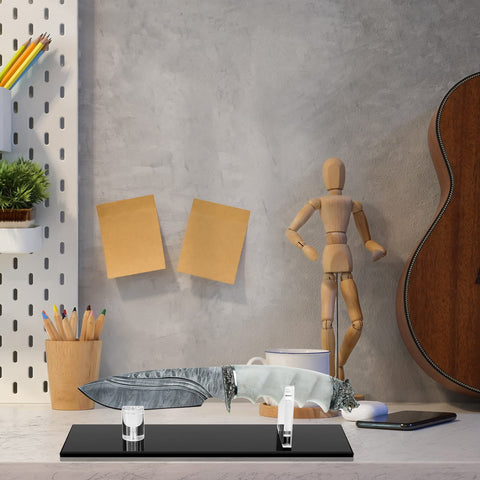 Yookeer two-piece stand with smooth edges, protects blades and keeps them organized.