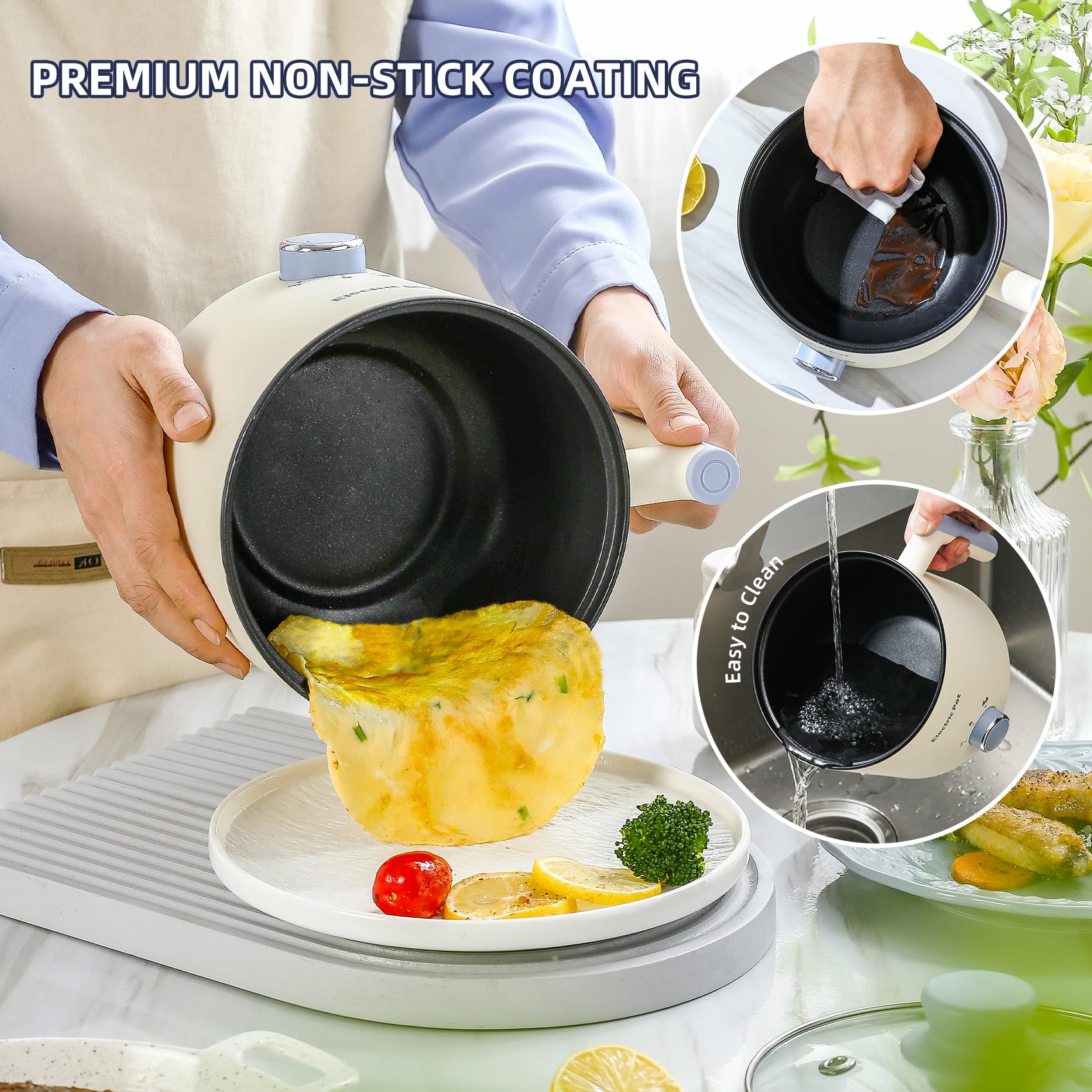 YOOLYQI boil-dry and overheating protections support worry-free use.