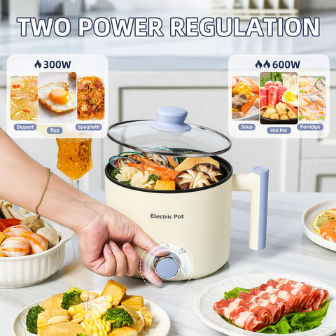 YOOLYQI dual-power controls enable tailored cooking at 300W or 600W.