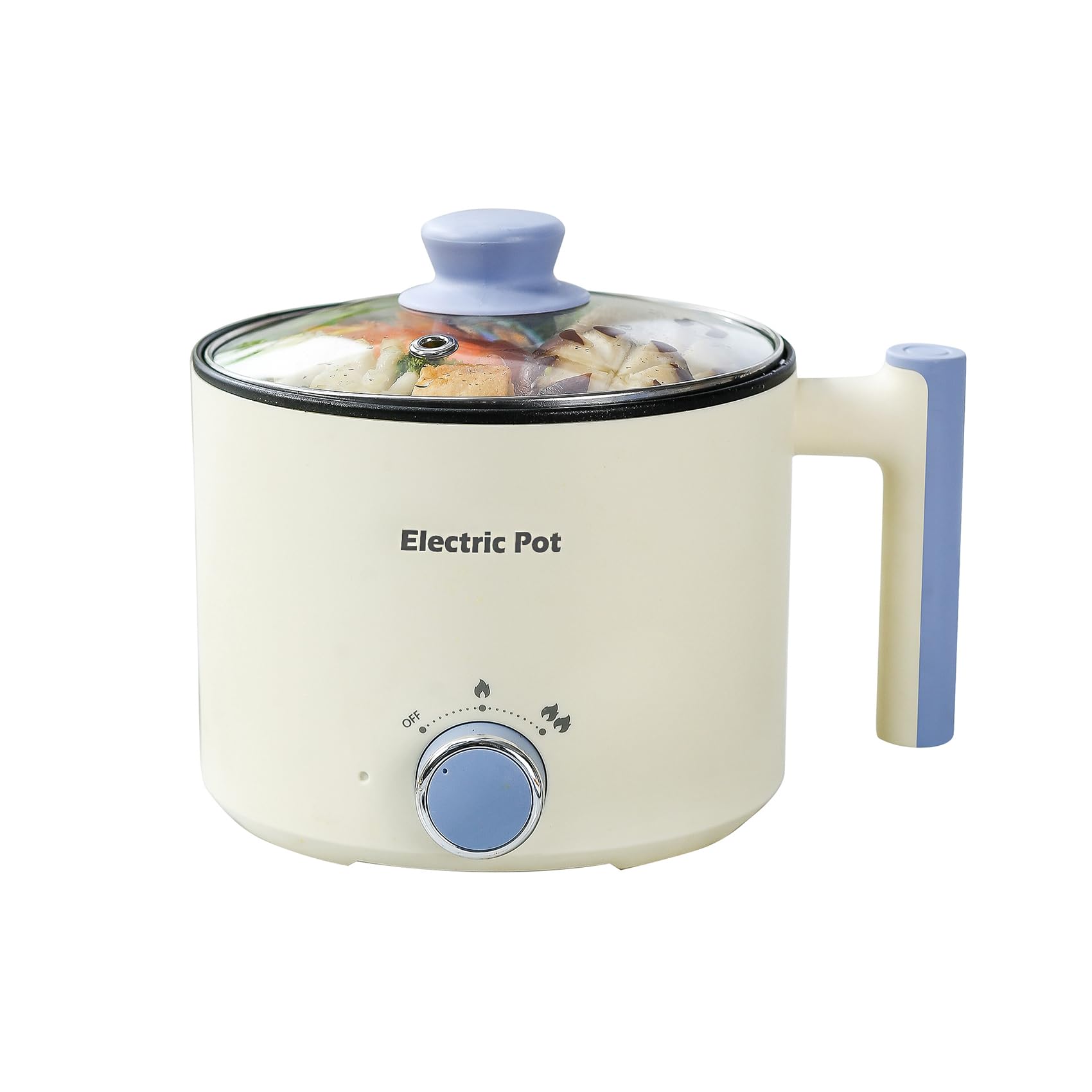 YOOLYQI electric hot pot in dorm kitchen for quick meals.