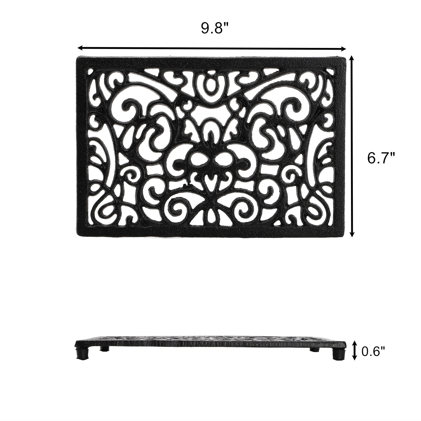 Yopay two-pack trivet set ready for kitchen or dining use