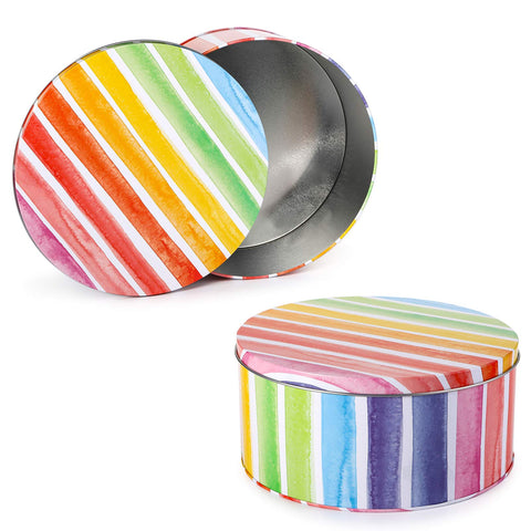 Yopay 3-pack cookie tins ideal for holiday gifting of homemade treats