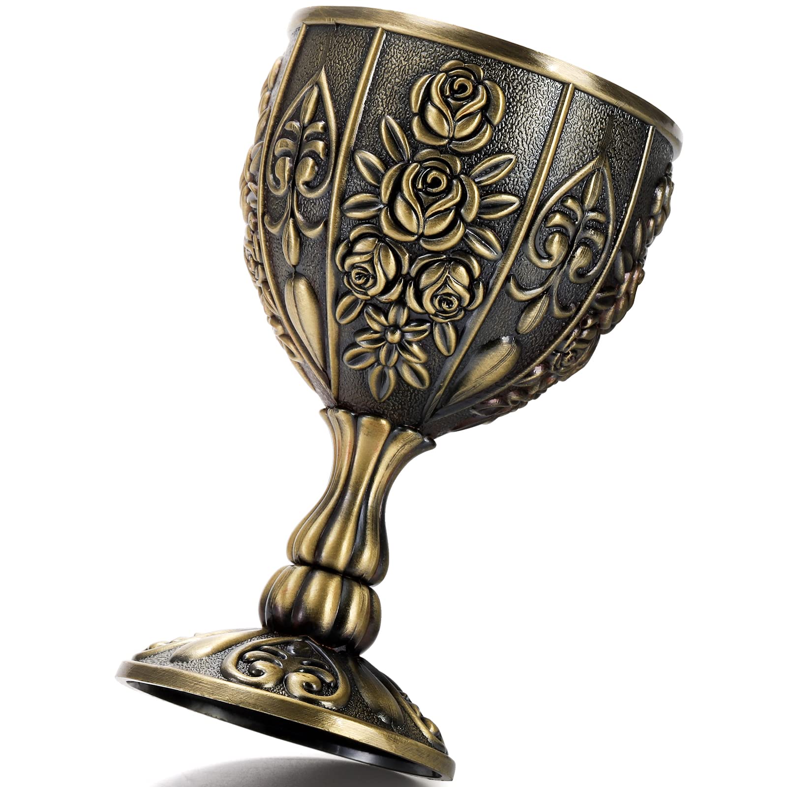 Yopay goblet chalice stands 4.1 inches tall for comfortable handling
