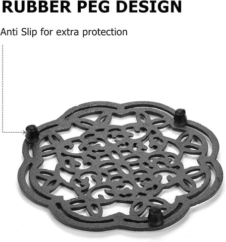 Yopay round trivet guards countertops and adds a stylish touch