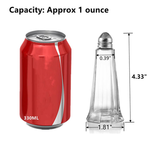 Yopay tower design clear curved shakers showcase contents at a glance.