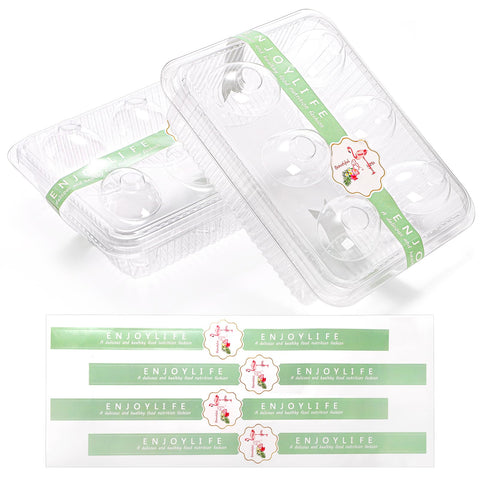 Yopay transparent lids highlight food visibility and freshness.