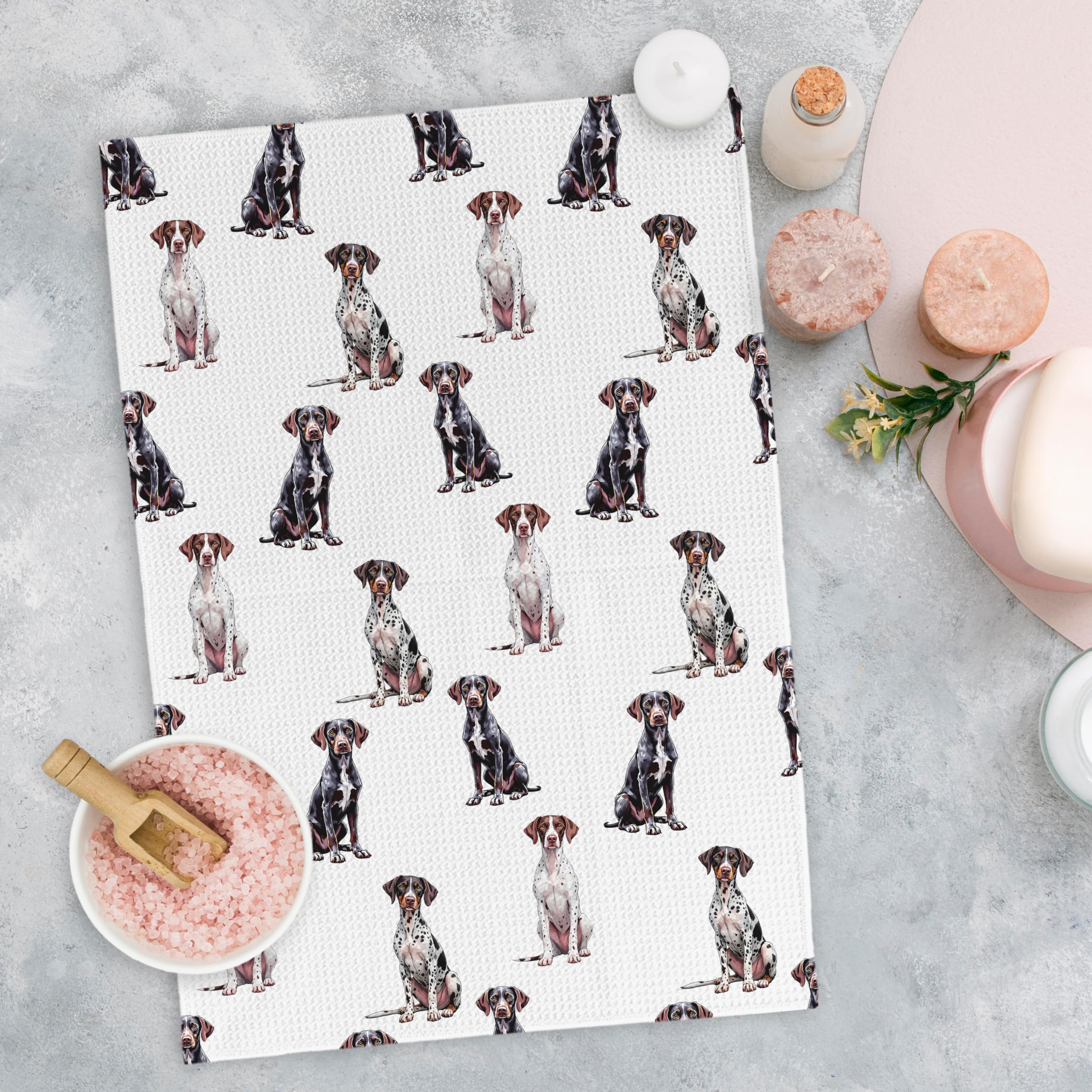 Yorhifa GSP towel on display highlighting vibrant print and size coverage
