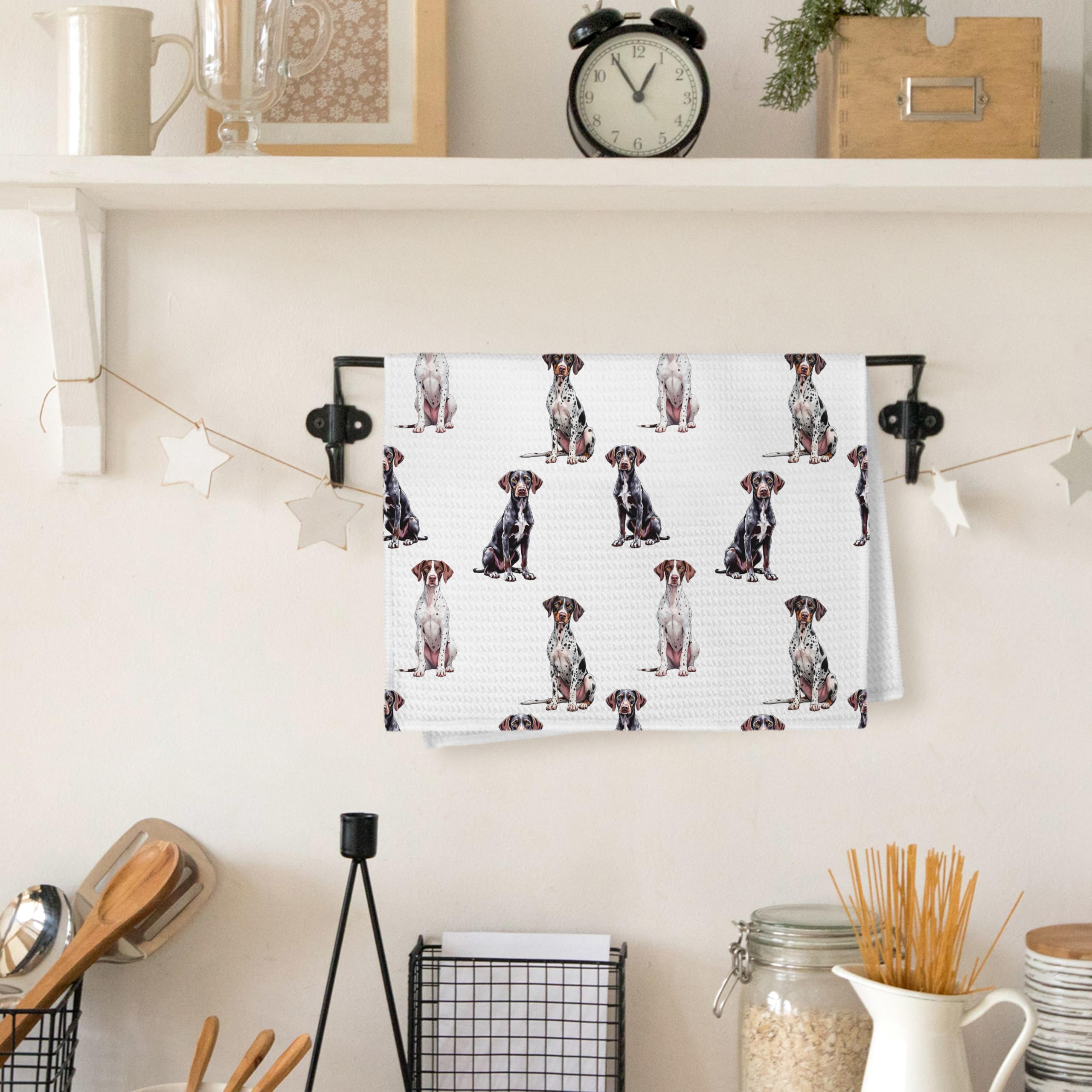Yorhifa kitchen towel closeup reveals soft fabric and easy care