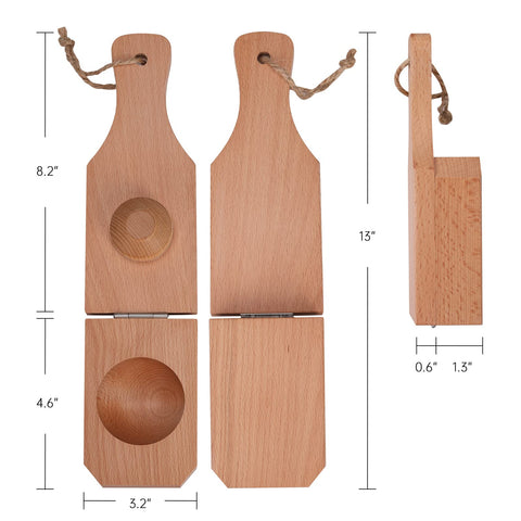 YORSEEK plantain press solid wood with a sturdy metal hinge for durability
