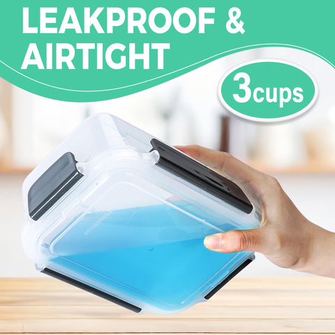 YORY BPA-free PP5 plastic ensures safe, odorless storage.