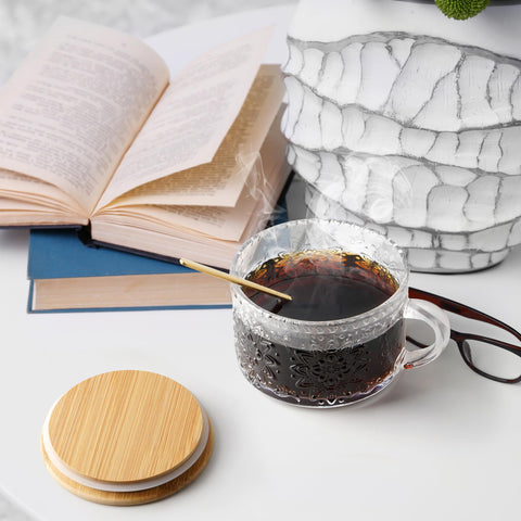YORY dishwasher-safe glass mugs stay clear after cleaning
