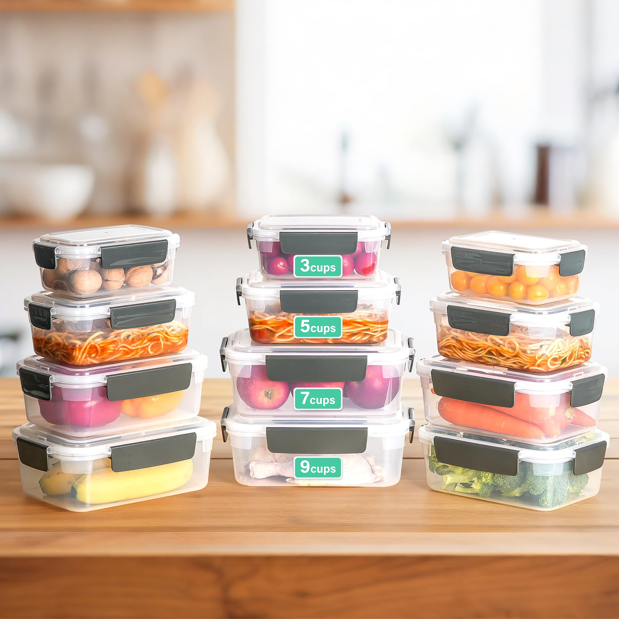 YORY containers are safe for freezer, microwave, dishwasher, and refrigerator use.