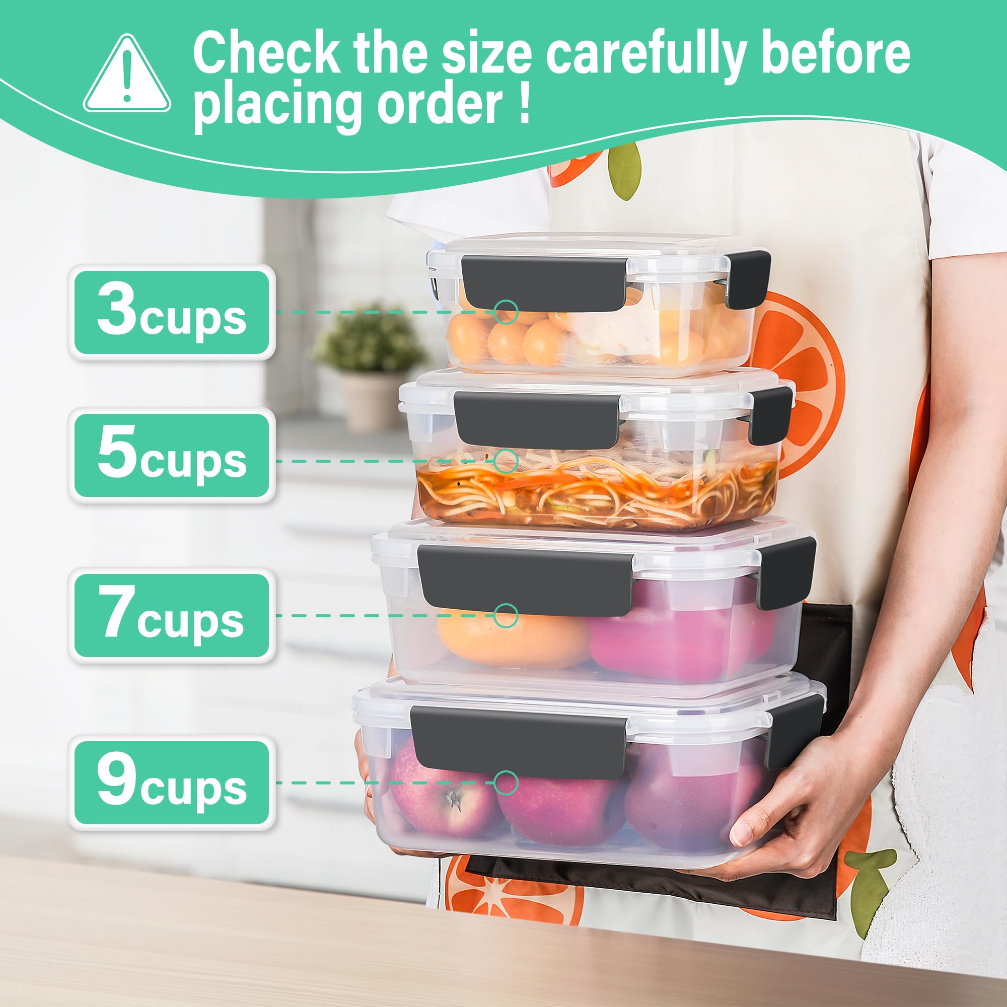 YORY snap-lock lids seal freshness and prevent leaks during transport