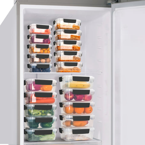 YORY stackable design reduces cabinet clutter after use.