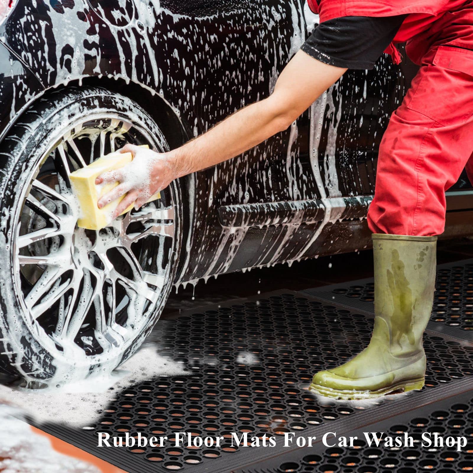 YOSHIKO kitchen drainage mat handles grease and water for easy cleaning