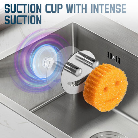 Yoshiky open-design lets water drain quickly for dry sponges.