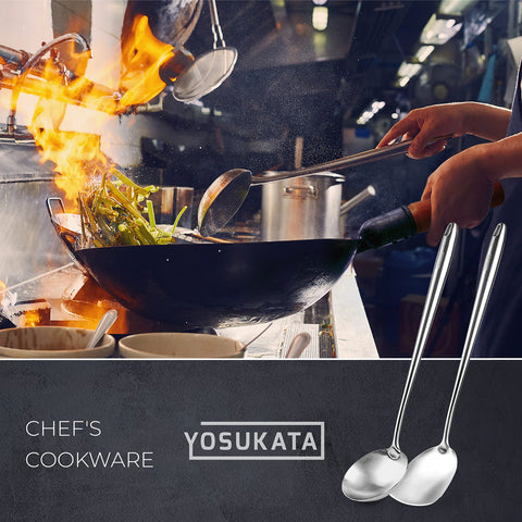 YOSUKATA one piece design emphasizing strength for daily wok use
