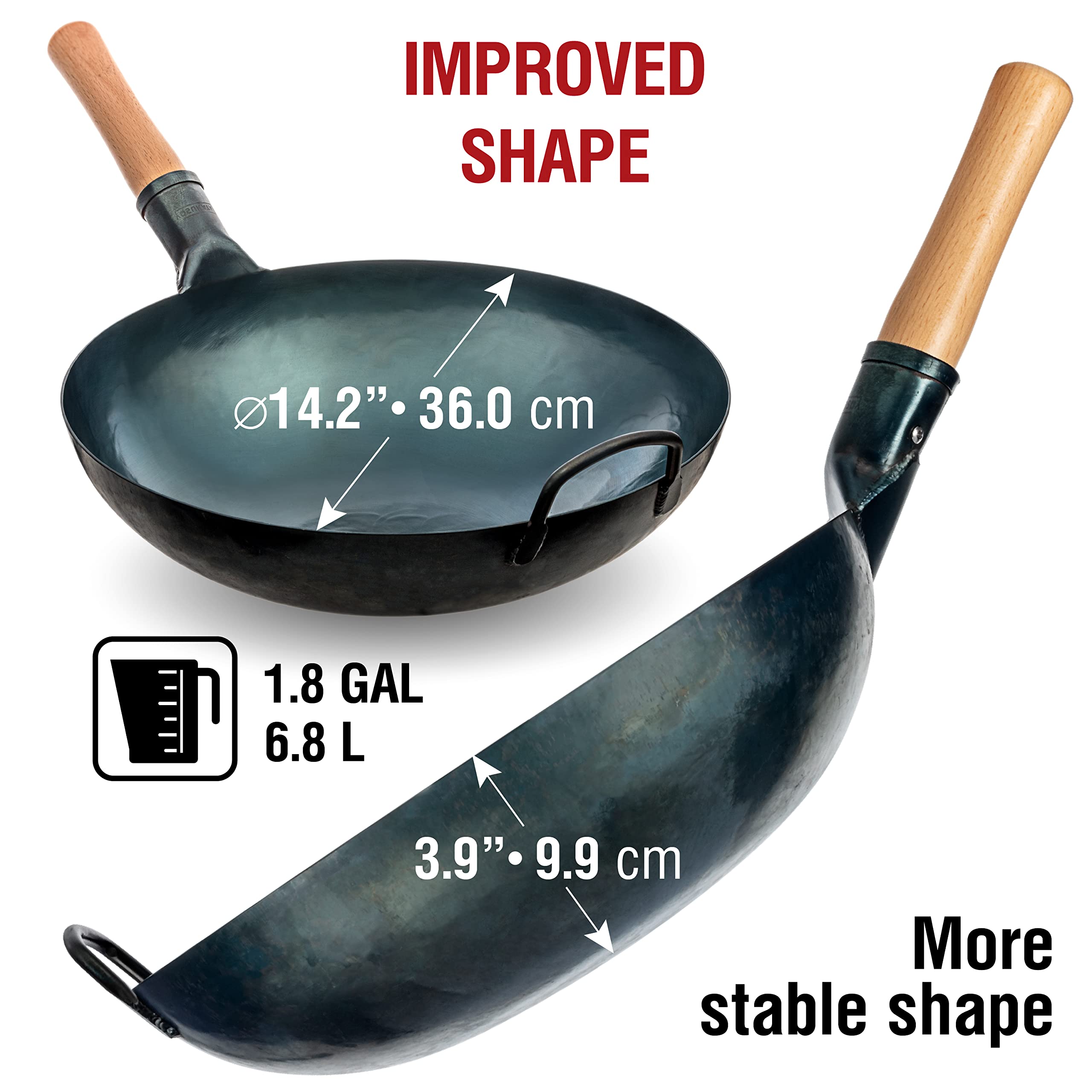 YOSUKATA Pow Wok stir-fry action demonstrates fast, flavorful sautéing.